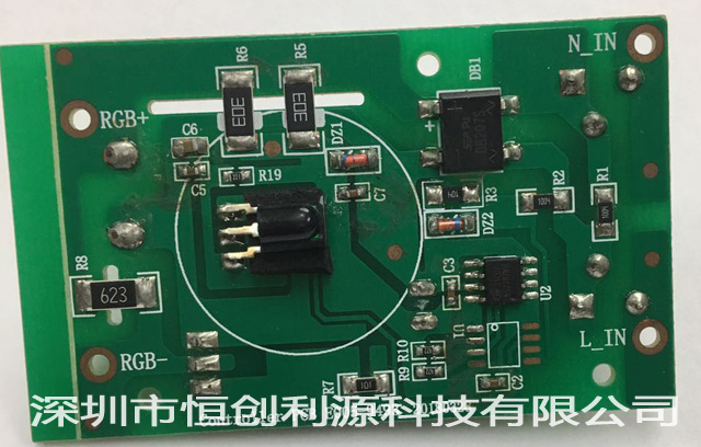 RGB圣誕燈控制器PCBA