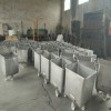 廠家定制不銹鋼小桶車面粉車 肉餡周轉車 肉料車 圓角料斗車 小料車