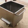 牛肉片不銹鋼周轉車 雞肉塊200型小料車  食品級小推車經濟實用