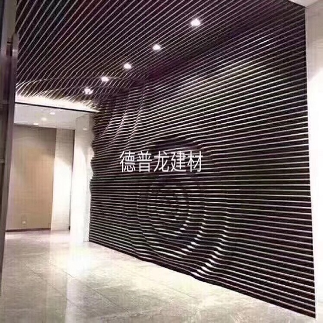 弧形鋁方通幕墻0794