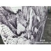 中餐廳室內(nèi)裝飾3D噴繪山水畫鋁單板_裝飾造型鋁單板