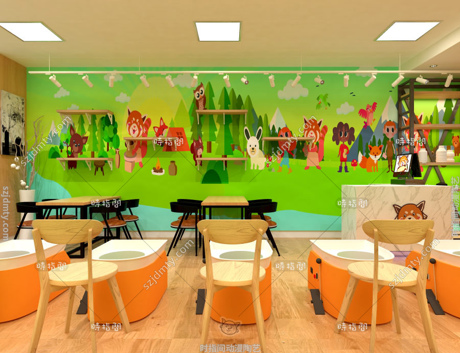 時指間陶藝加盟店，加盟陶藝店，開陶藝店，陶藝店裝修，陶藝店，DIY陶藝店 (8)