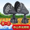 戶外LED圓形投射燈照樹燈12W防水插地投光燈喬光照明