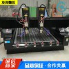 廠家直銷龍澤數控1825雙獨立頭石材雕刻機，石材壁畫雕刻機，石材背景墻雕機 大理石雕刻機 茶盤雕刻機
