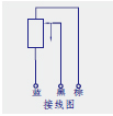 KTM微型鉸接位移傳感器（電子尺）接線圖