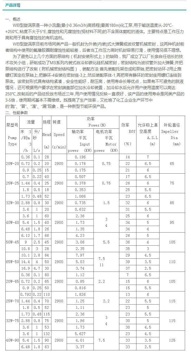 WB型不銹鋼旋渦泵-江蘇新世界泵業有限公司