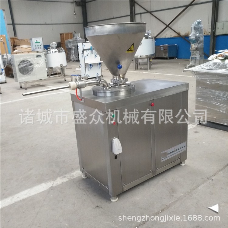 液壓灌腸機  自動香腸灌腸機  哈爾濱紅腸成套加工設(shè)備示例圖8