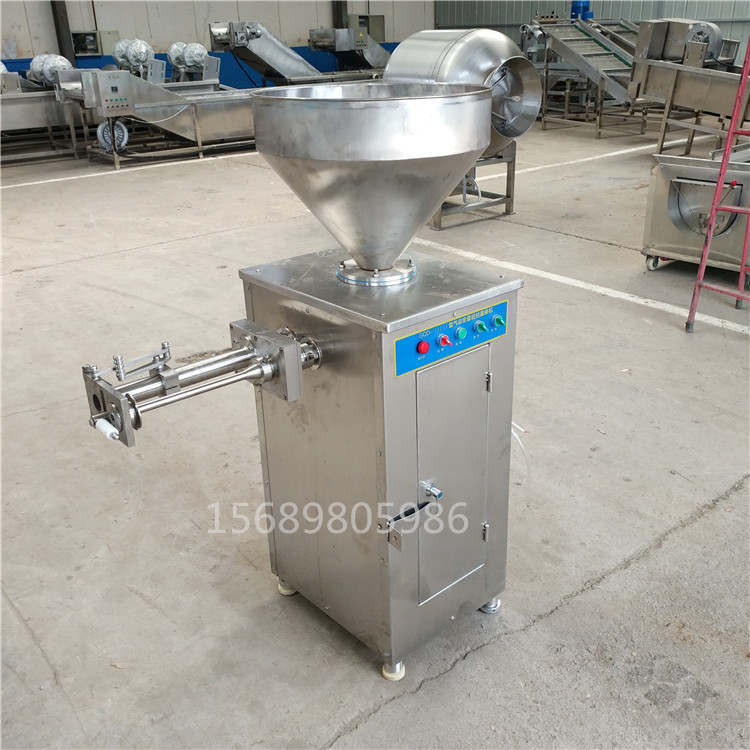 液壓灌腸機  自動香腸灌腸機  哈爾濱紅腸成套加工設(shè)備示例圖12