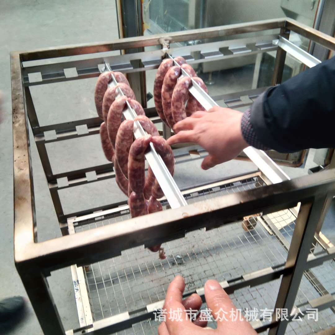 液壓灌腸機  自動香腸灌腸機  哈爾濱紅腸成套加工設(shè)備示例圖3