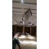 緬甸珠寶商城幕墻吊頂裝飾一體造型鋁方通_造型木紋鋁方通