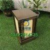 電鍍仿古落地燈不銹鋼拉絲草坪燈售樓部出入展示區石柱燈