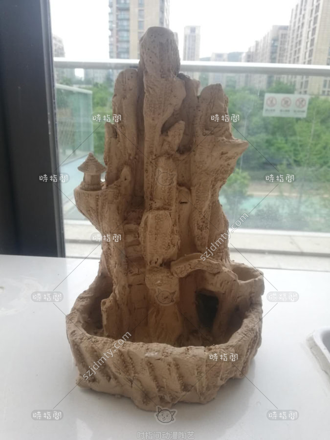 陶藝景觀，陶藝作品，時(shí)指間陶藝，時(shí)指間陶藝加盟店，陶藝店裝修，開陶藝店，陶藝店 (10)
