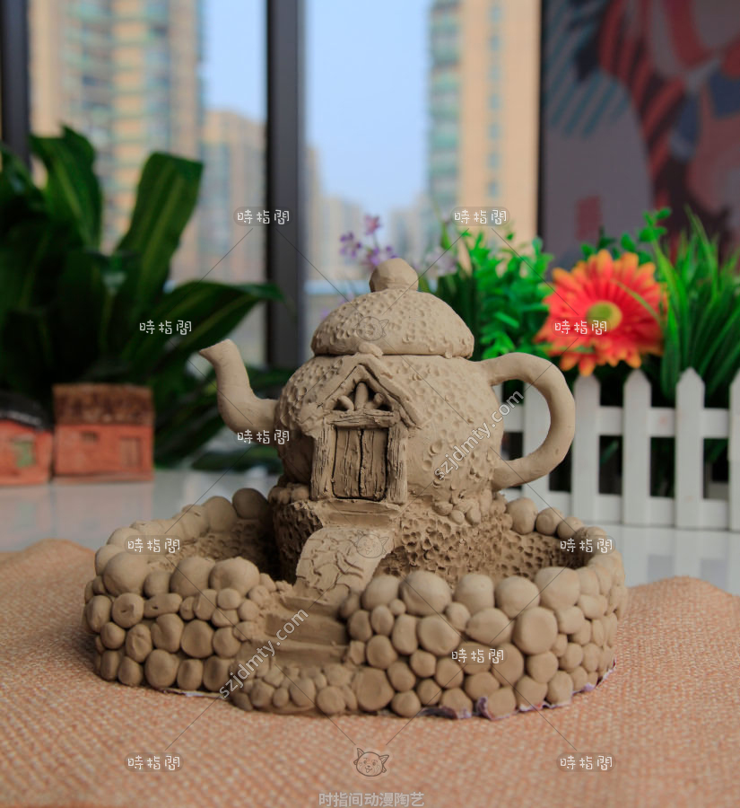 陶藝景觀，陶藝作品，時指間陶藝，時指間陶藝加盟店，陶藝店裝修，開陶藝店，陶藝店 (8)