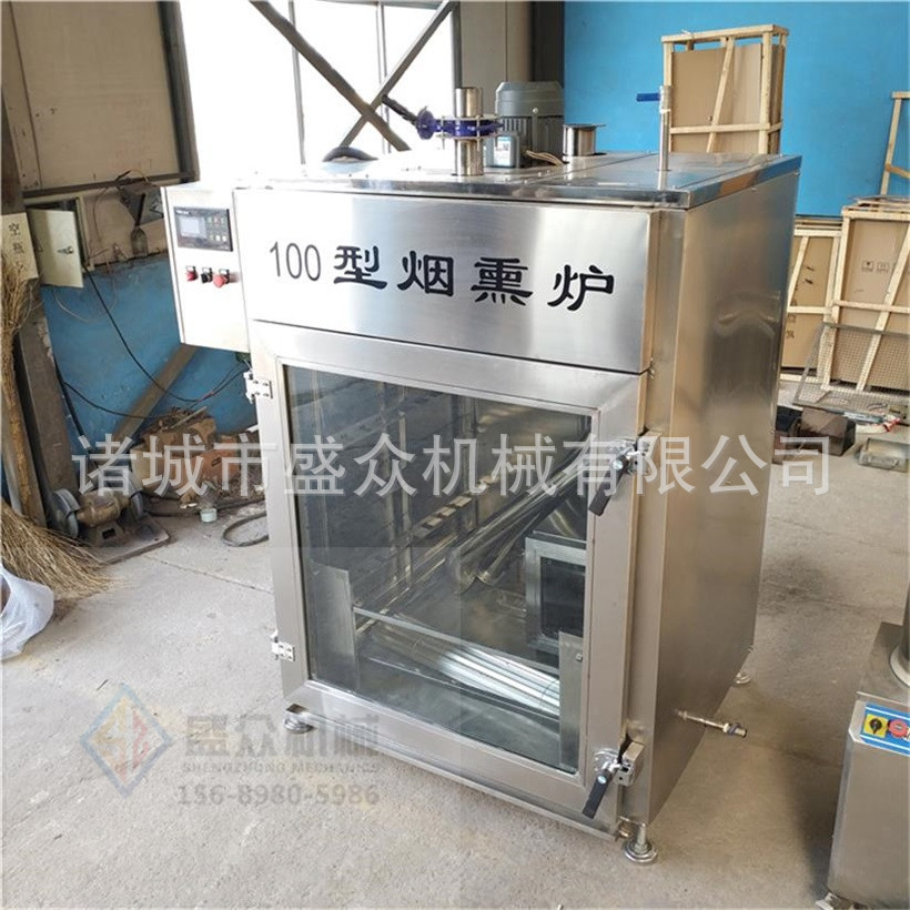 供應 全自動烤蛋鹵蛋煙熏爐 熏蛋煙熏爐 休閑食品煙熏爐 口感外觀好示例圖6