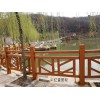 泉州仿木欄桿小河瀝江施工，福建水泥圍欄江濱水景河道護欄安裝