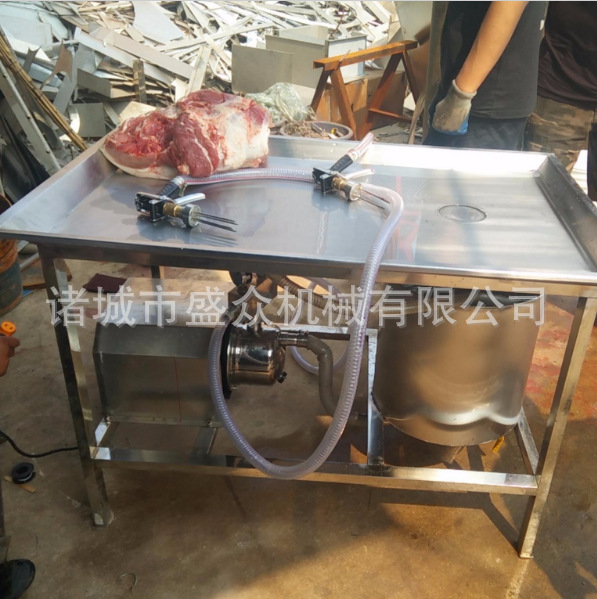 盛眾供應帶骨鹽水注射機 牛肉腌制入味設備 肉類注射機示例圖8