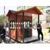 濮陽景區公園用保安門衛亭，保溫隔熱保安崗亭款式圖片