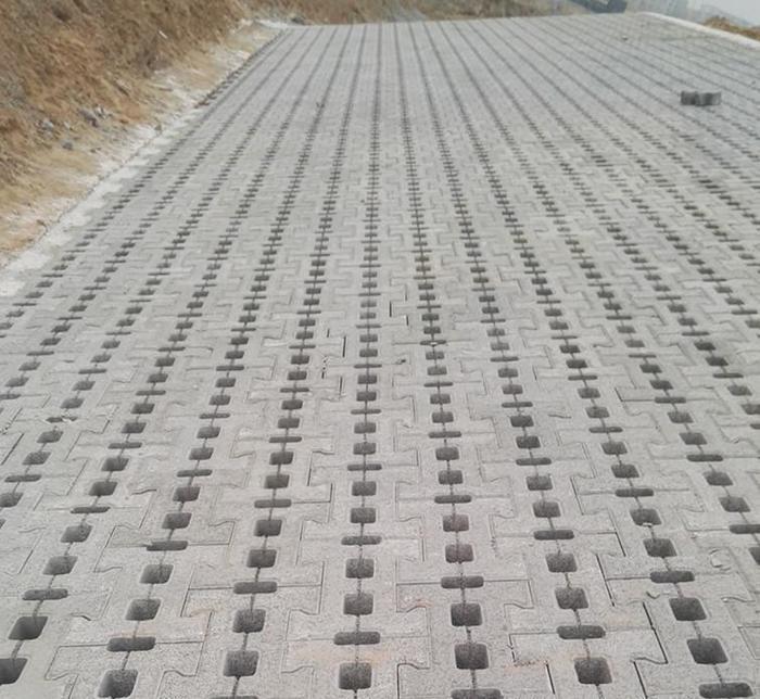 護坡磚 水工磚 連鎖磚 互鎖磚廠家直銷450-300-100河道專用示例圖4