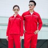 工作服定做-長袖防靜電工作服-車間工廠電焊汽修長袖勞保服-反光條工裝定做