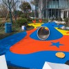 山東奧美佳塑膠籃球場  塑膠地面  硅pu籃球場 幼兒園EPDM橡膠地板
