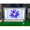 東莞惠華49寸透明櫥窗展柜、觸摸互動展柜