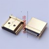 HDMI 19PIN夾板式公頭 夾板1.2/1.6mm大間距高清鍍金插頭