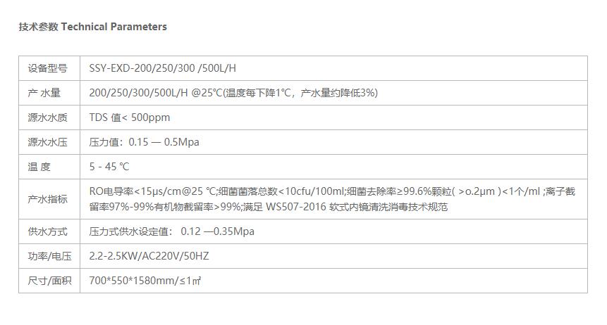 水思源內(nèi)鏡純水設(shè)備
