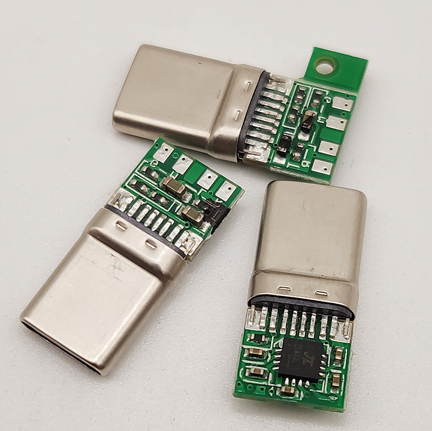 Type-c 麥克風公頭 帶芯片音頻輸入 直播K歌專用插頭