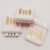 USB A公雙面插公頭 夾板式插頭4PIN不分正反插 夾板0.8mm 全塑