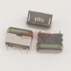USB MICRO 5P防水母座 六腳插板SMT 90度板上型 帶膠圈