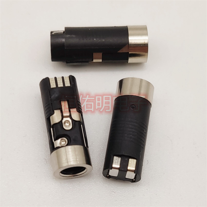 蘋果耳機插座 3.5mm 音頻轉接線口 雙排焊線式 通話音頻輸出