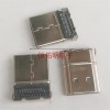 HDMI 19P沉板公頭 反向90度插頭 雙排DIP A型高清頭