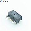 MICRO 沉板防水USB母座5PIN B型-反向 貼片式 沉板2.1四腳DIP+SMT