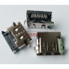 HDMI 19P夾板公頭 夾板1.0mm 1.2mm 外殼鍍金 A型插頭