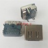 HDMI 19P三排針母座 帶柱 四腳插板90度 3排針全插