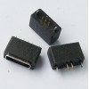 MICRO 5P防水母座 180度直插 立式 DIP 短體 AB型方口