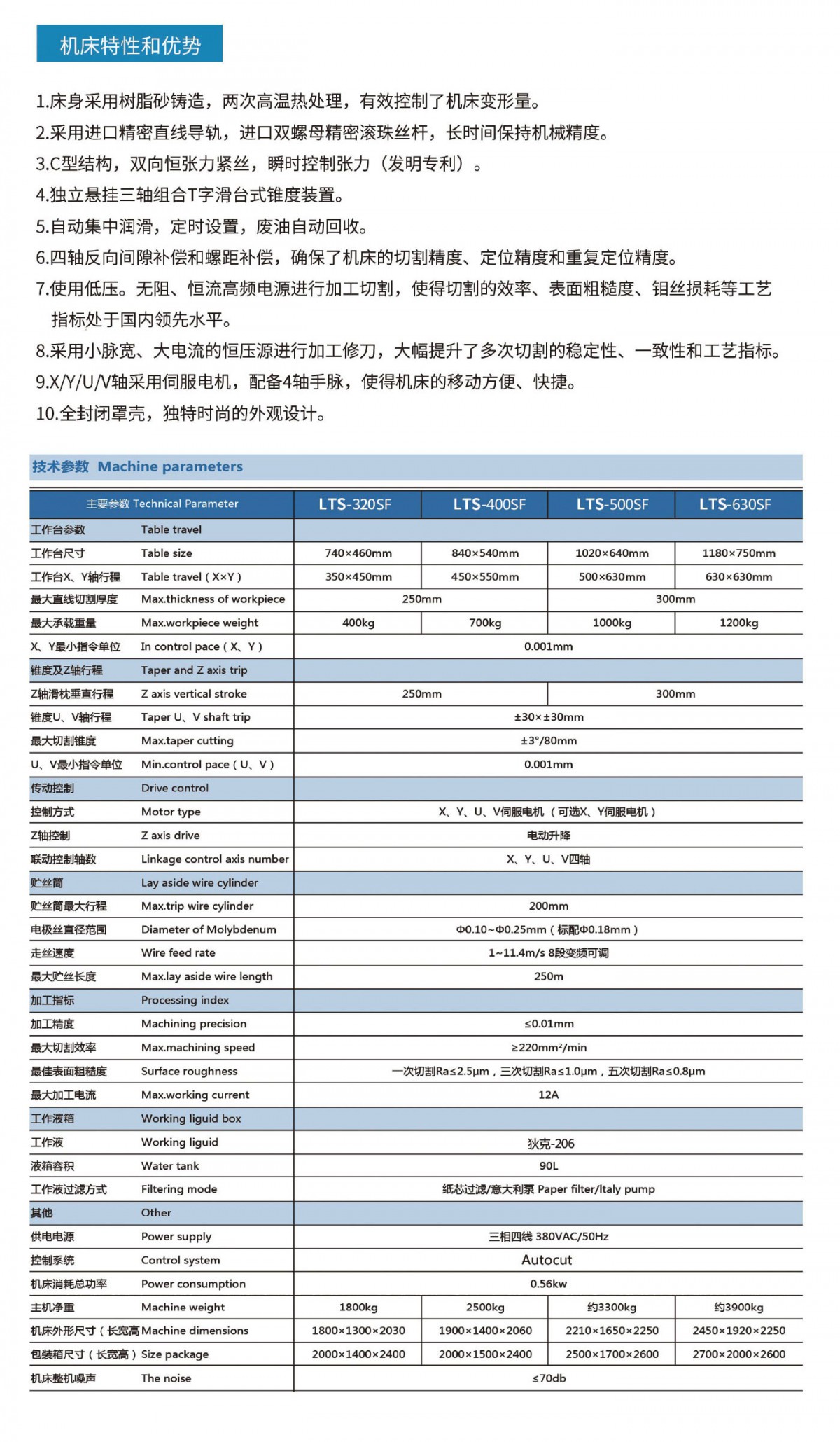 四軸伺服c型中走絲