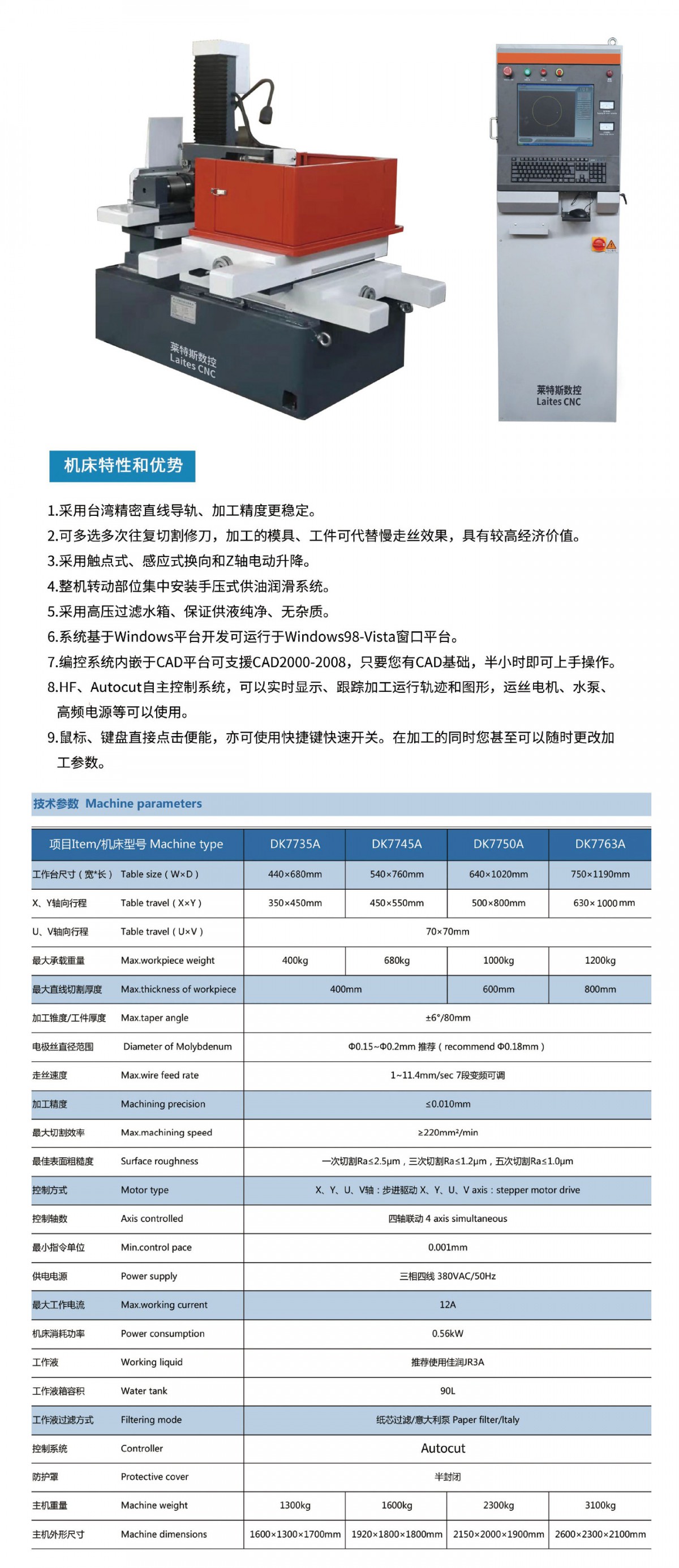 經(jīng)濟(jì)型中走絲