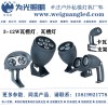 為光照明 6W金黃光LED瓦楞燈 可調瓦片燈 圓頭3W瓦楞燈廠家直銷