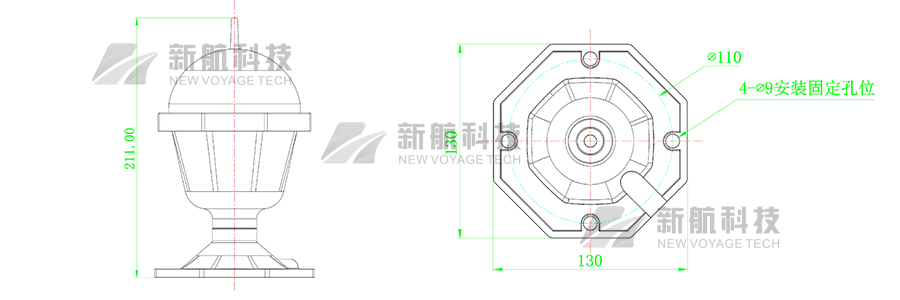 B型低光強(qiáng)障礙燈主要技術(shù)參數(shù),低光強(qiáng)障礙燈技術(shù)參數(shù),太陽能低光強(qiáng)障礙燈