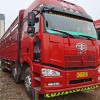 二手解放9.6米前四后八倉欄載貨車350馬力一汽解放牌出售3年整