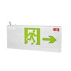 敏華疏散指示燈應急小型拉絲鋁面板雙面標志燈