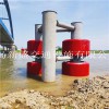 公路黑黃相間醒目提示橋墩防撞設(shè)施