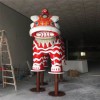 玻璃鋼動物雕塑文化廣場獅子造型雕塑擺件