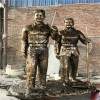 玻璃鋼勞動人雕像 廣場玻璃鋼仿銅人物雕塑
