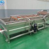 可定制不銹鋼翻浪式清洗機 柑桔氣泡清洗機 百香果商用清洗流水線