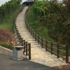 水泥仿木護欄混凝土欄桿河道景觀護欄