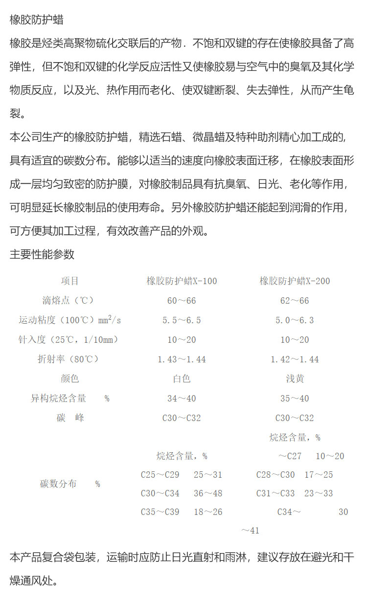 橡膠防護蠟