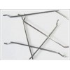 Cr25Al5 HC-A不銹鋼纖維0.55x25mm弓形用于耐材,石化,冶金,爐窯,澆注料