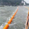 河道淺灘警示標志浮筒 攔截水面垃圾的塑料浮排浮筒